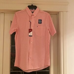 NWT Izod Stretch Non-Iron Poplin Shirt Size Small